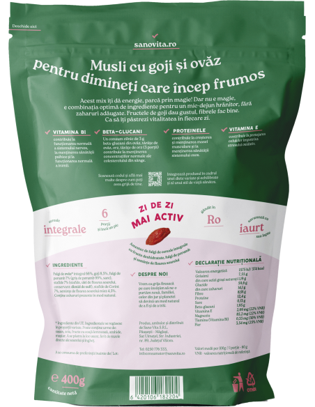 MUSLI CU GOJI 400G