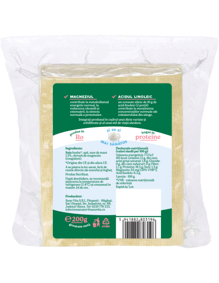 TOFU CU SARE STERILIZAT 200G