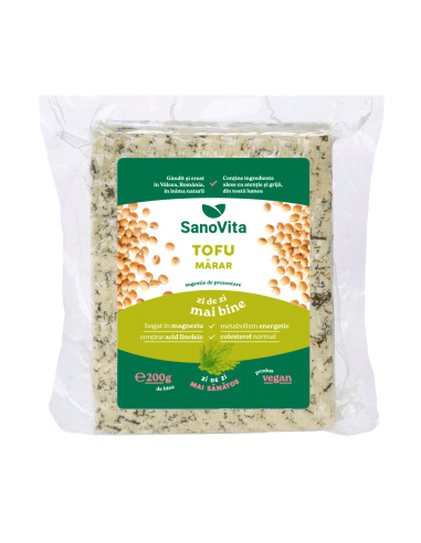 TOFU CU MĂRAR STERILIZAT 200G
