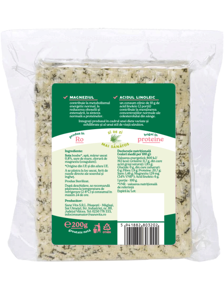 TOFU CU MĂRAR STERILIZAT 200G