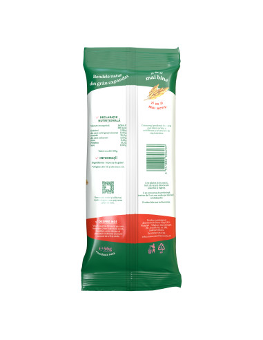 RONDELE SIMPLE DIN GRÂU EXPANDAT 56G