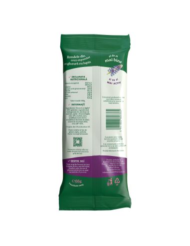 RONDELE DIN OREZ CU GLAZURĂ DE LUPIN 66G