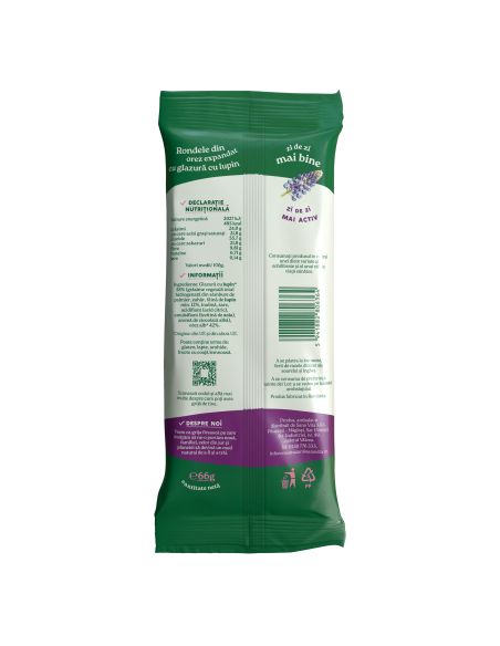 RONDELE DIN OREZ CU GLAZURĂ DE LUPIN 66G