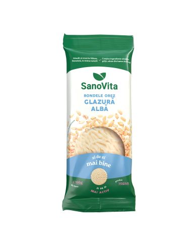 RONDELE DIN OREZ CU GLAZURĂ ALBĂ 66G