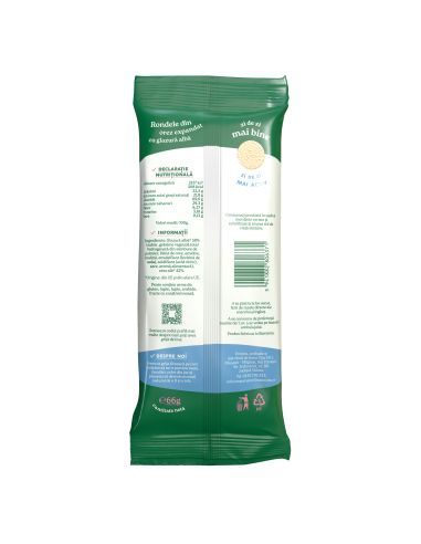 RONDELE DIN OREZ CU GLAZURĂ ALBĂ 66G