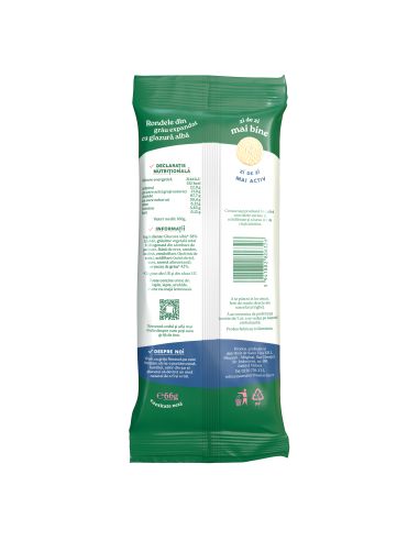 RONDELE DIN GRÂU CU GLAZURĂ ALBĂ 66G