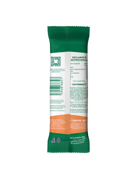 MINI-RONDELE DIN OREZ CU GLAZURĂ CARAMEL SĂRAT 24G