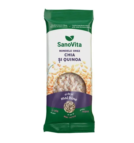 rondele din orez cu chia și quinoa