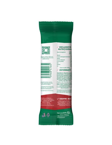 MINI-RONDELE DIN OREZ CU GLAZURĂ DE CACAO FĂRĂ ZAHĂR (XYLITOL) 24G