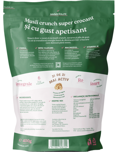 MUSLI CRUNCH 400G