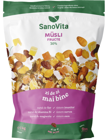 MUSLI CU FRUCTE 1KG