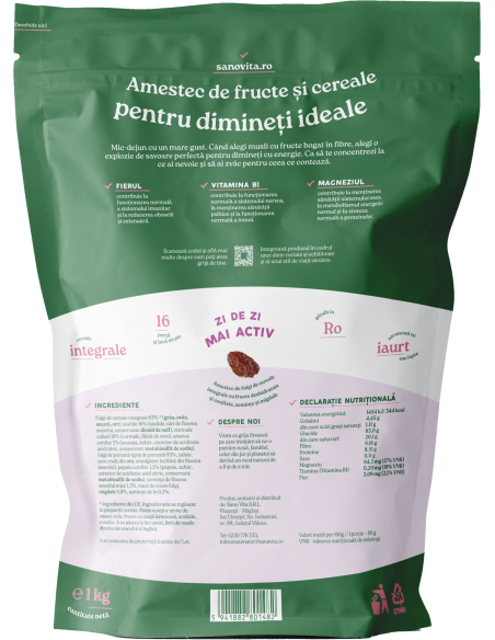MUSLI CU FRUCTE 1KG