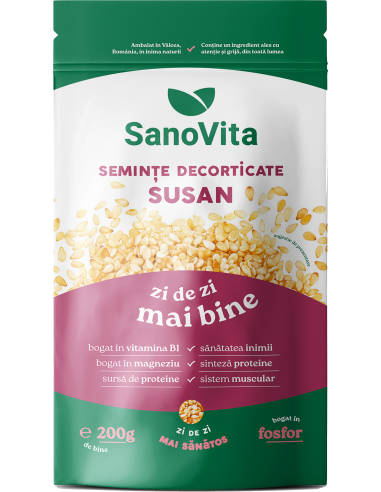 SEMINȚE DE SUSAN DECORTICATE 200G