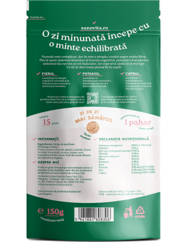 TĂRÂȚE PSYLLIUM 150G