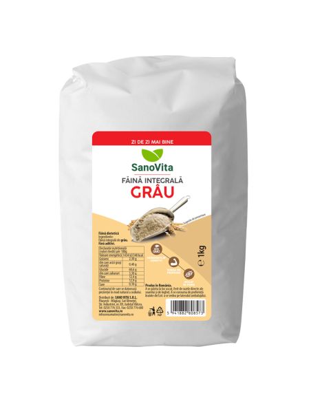 FĂINĂ INTEGRALĂ DE GRÂU 1KG
