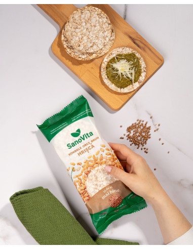 RONDELE DIN OREZ BRUN CU HRIȘCĂ 56G