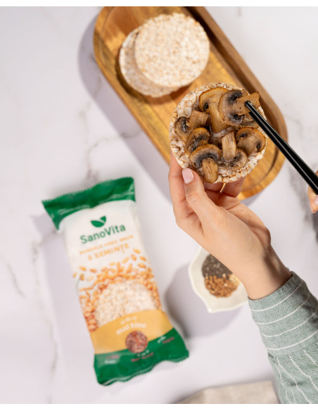 RONDELE DIN OREZ BRUN CU 6 SEMINȚE 56G