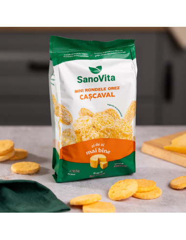 MINI-RONDELE DIN OREZ CU CAȘCAVAL 65G