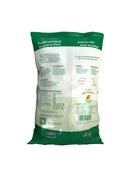 FULGI CROCANȚI DE OVĂZ 250 G