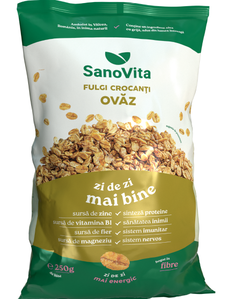 FULGI CROCANȚI DE OVĂZ 250 G