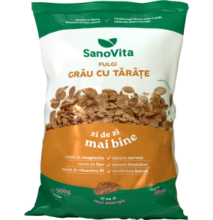 FULGI DE GRÂU CU TĂRÂȚE 300 G
