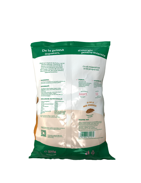 FULGI DE GRÂU CU TĂRÂȚE 500 G