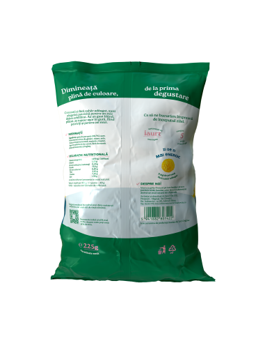 FULGI DE PORUMB FĂRĂ ZAHĂR 225 G