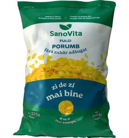 fulgi de porumb fără zahăr