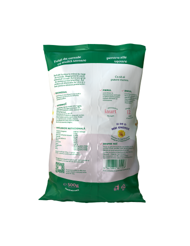FULGI DE CEREALE ȘI PORUMB 500 G
