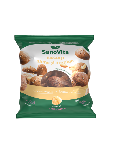 BISCUIȚI ALUNE ȘI ARAHIDE 100G