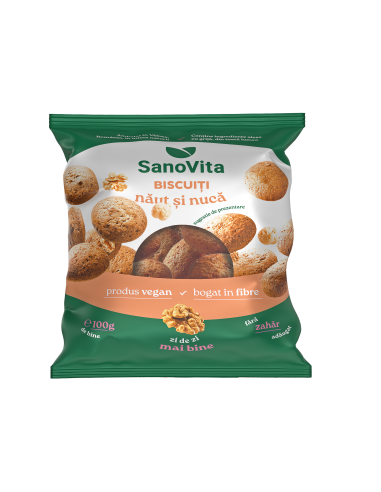 BISCUIȚI NĂUT ȘI NUCĂ 100G