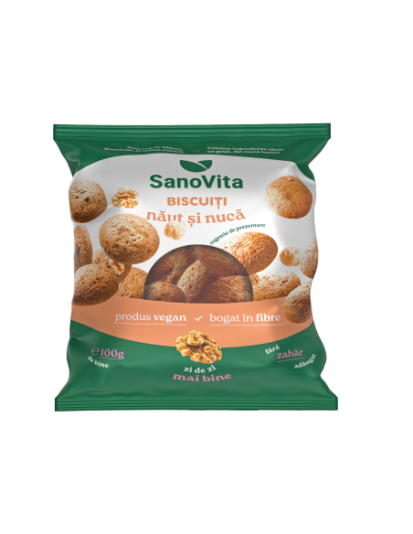 BISCUIȚI NĂUT ȘI NUCĂ 100G
