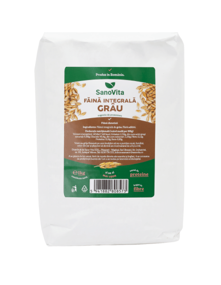FĂINĂ INTEGRALĂ DE GRÂU 1KG