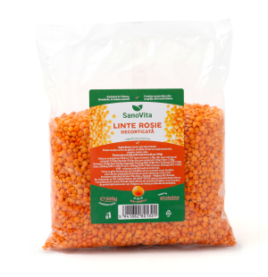 LINTE ROȘIE DECORTICATĂ 500 G