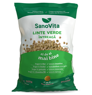 LINTE VERDE ÎNTREAGĂ 500 G