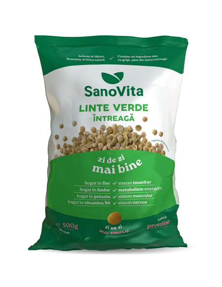 LINTE VERDE ÎNTREAGĂ 500 G