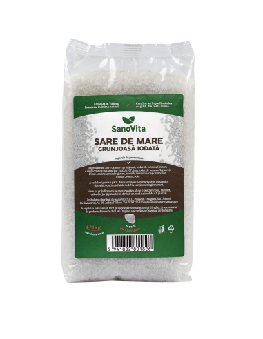 SARE DE MARE GRUNJOASĂ IODATĂ 1 KG