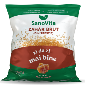ZAHĂR BRUT DIN TRESTIE 500 G