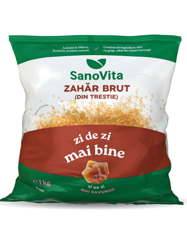 ZAHĂR BRUT DIN TRESTIE 1 KG