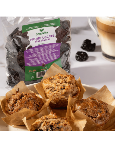 PRUNE USCATE FĂRĂ SÂMBURI 250 G