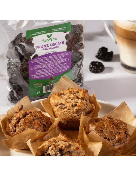 PRUNE USCATE FĂRĂ SÂMBURI 250 G