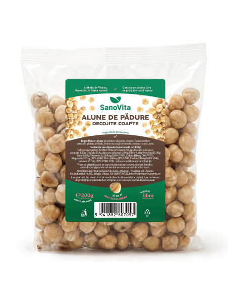 ALUNE DE PĂDURE DECOJITE COAPTE 200 G