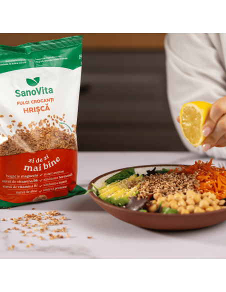 FULGI CROCANȚI DE HRIȘCĂ 250 G