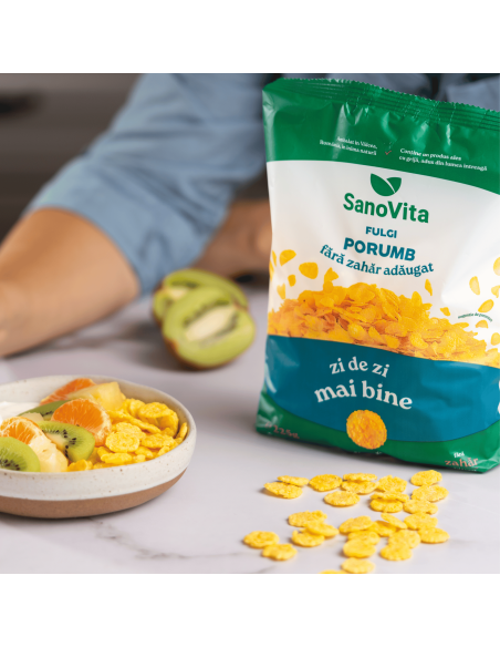 FULGI DE PORUMB FĂRĂ ZAHĂR 225 G