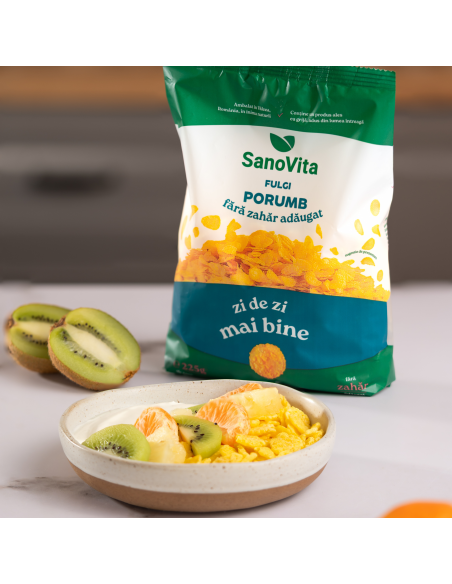 FULGI DE PORUMB FĂRĂ ZAHĂR 225 G