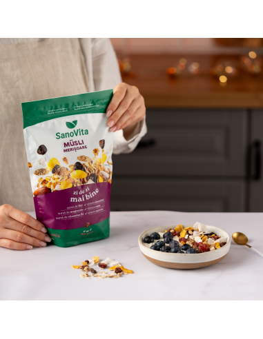 MUSLI CU MERIȘOARE 400G