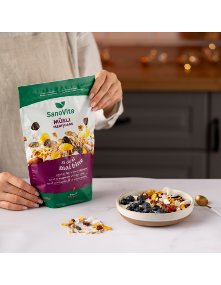 MUSLI CU MERIȘOARE 400G