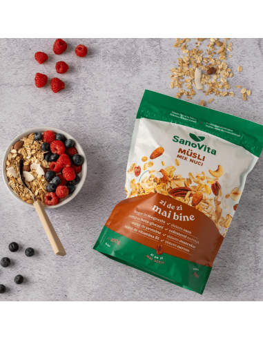 MUSLI CU MIX DE NUCI 400G