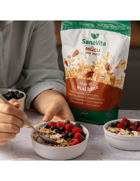 MUSLI CU MIX DE NUCI 400G