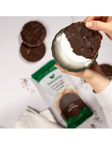RONDELE DIN GRÂU CU GLAZURĂ DE CACAO 66G